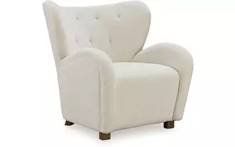 accent chair larbell ecru