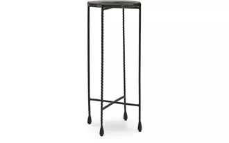 accent table newgoren clear/black