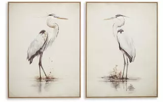 wall art set (2/cn) aubinell beige