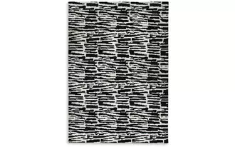 extra large rug bramshaw black/ivory
