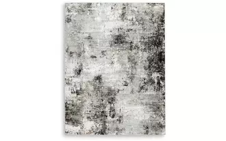 extra large rug langwell black/gray/white