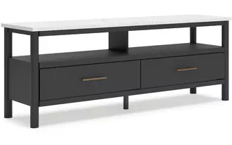 extra large tv stand cadmori black/white