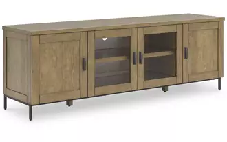 Ashley torlanta extra large tv stand in brown
