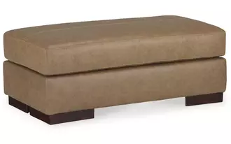 Ashley lombardia ottoman in tumbleweed