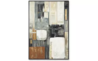 wall art howford brown/black/gray
