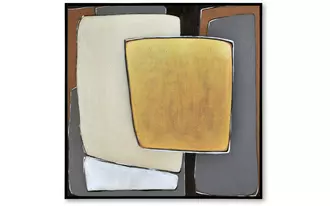wall art actman cream/brown/gray