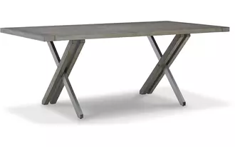 rectangular dining room table krystanza weathered gray