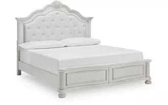 Ashley montelaine queen/king panel rails in antique white