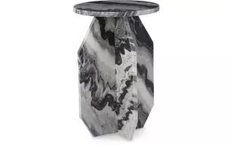 accent table wrenlane white/black