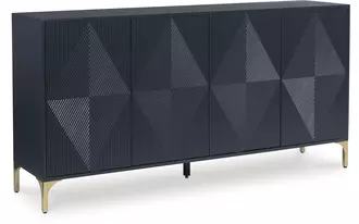 accent cabinet loirwick dark blue