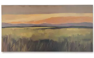 wall art gainsford pink/purple/green