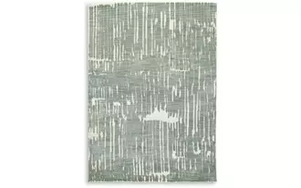medium rug cayworth teal/white