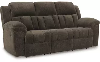 reclining sofa frohn chocolate