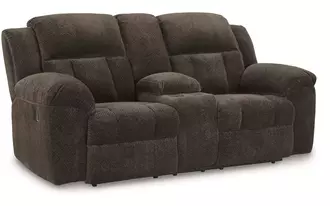 DBL REC LOVESEAT W/CONSOLE  3740794C ASHLEY FURNITURE