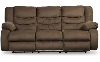 reclining sofa tulen chocolate