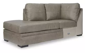 Ashley amuleto laf corner chaise in desert