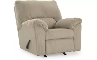 Ashley simplejoy rocker recliner in sand