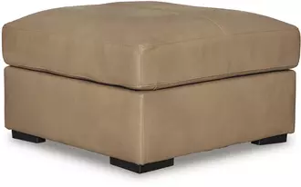 Ashley bandon oversized accent ottoman in toffee