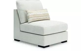 Ashley donelson creek armless chair in vanilla