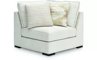 Ashley donelson creek laf/raf corner chair in vanilla