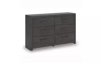 Ashley prendonea six drawer dresser in charcoal