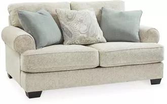 Ashley monaghan loveseat in sandstone
