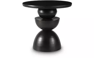 Ashley kurtson accent table in bronze finish