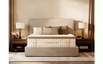Ashley cloverlane hybrid medium cal king mattress in white