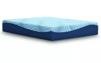 full mattress peak 2.0 12 memory foam light blue