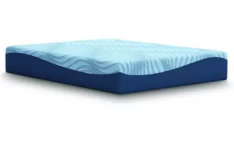 Ashley peak 2.0 12 memory foam california king mattress in light blue