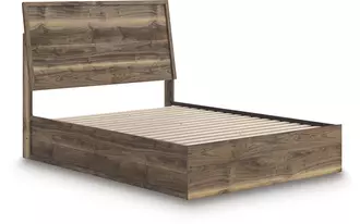 Ashley chirason queen/king platform rails in brown