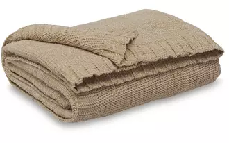 Ashley anawood throw (3/cs) in gold