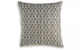 Ashley dainwick pillow (4/cs) in white/gray/brown