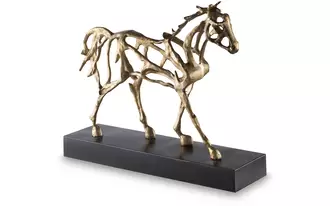 Ashley grainville sculpture in antique gold finish