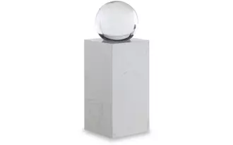 Ashley sellner sculpture in clear/white