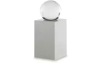 Ashley sellner sculpture in clear/white