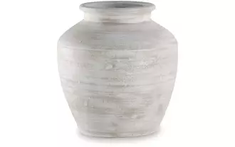 Ashley meadie vase in distressed white