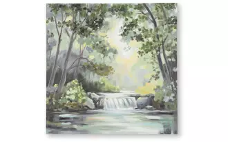 Ashley evermaddick wall art in green/gray/white