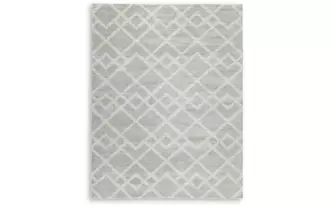 Ashley unawick large rug in gray/ivory