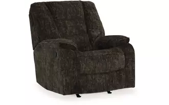 Ashley soundwave rocker recliner in chocolate