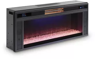 Ashley entertainment accessories fireplace insert in black