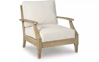 Ashley carter hall lounge chair w/cushion (1/cn) in beige