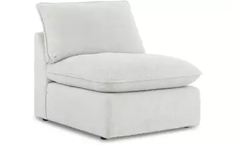 Ashley gimma armless chair in gray