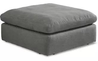 Ashley tanavi oversized accent ottoman in smoke