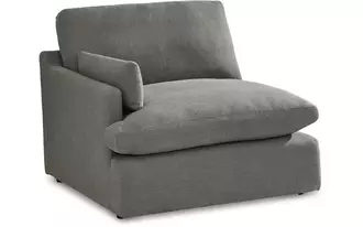 Ashley tanavi laf corner chair in smoke