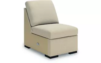 Ashley ladymae armless chair in twill