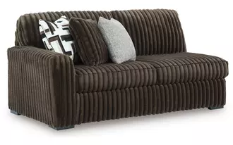 Ashley midnight-madness laf sofa in chocolate