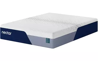 Ashley nectar premier memory foam queen mattress in white