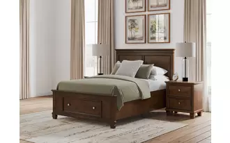 Ashley danabrin full storage ftbd w/roll slats in brown