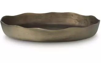 Ashley wallmen tray in champagne gold finish